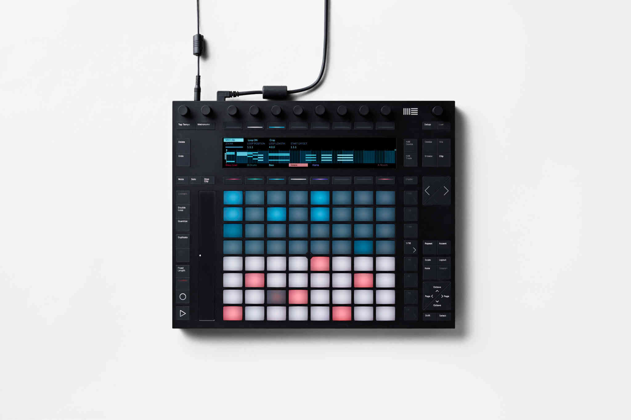 delay ableton push sound to sides simple delay
