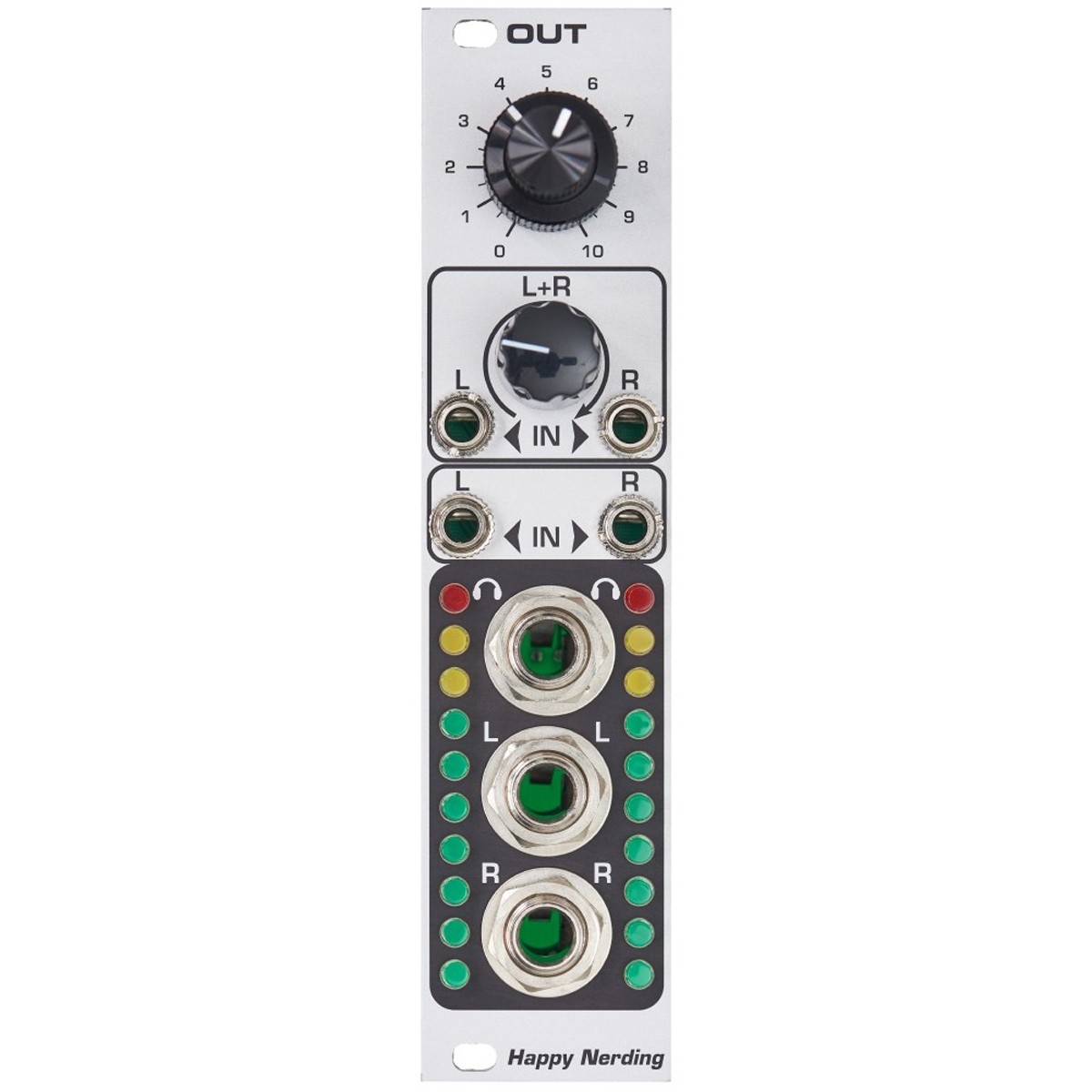 Happy Nerding OUT Eurorack Audio Output Module - Elevator Sound