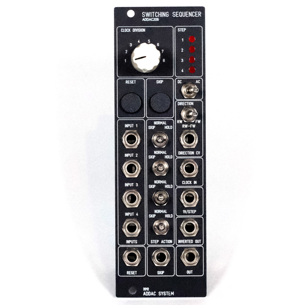 ADDAC 206 Switching Sequencer Eurorack Module