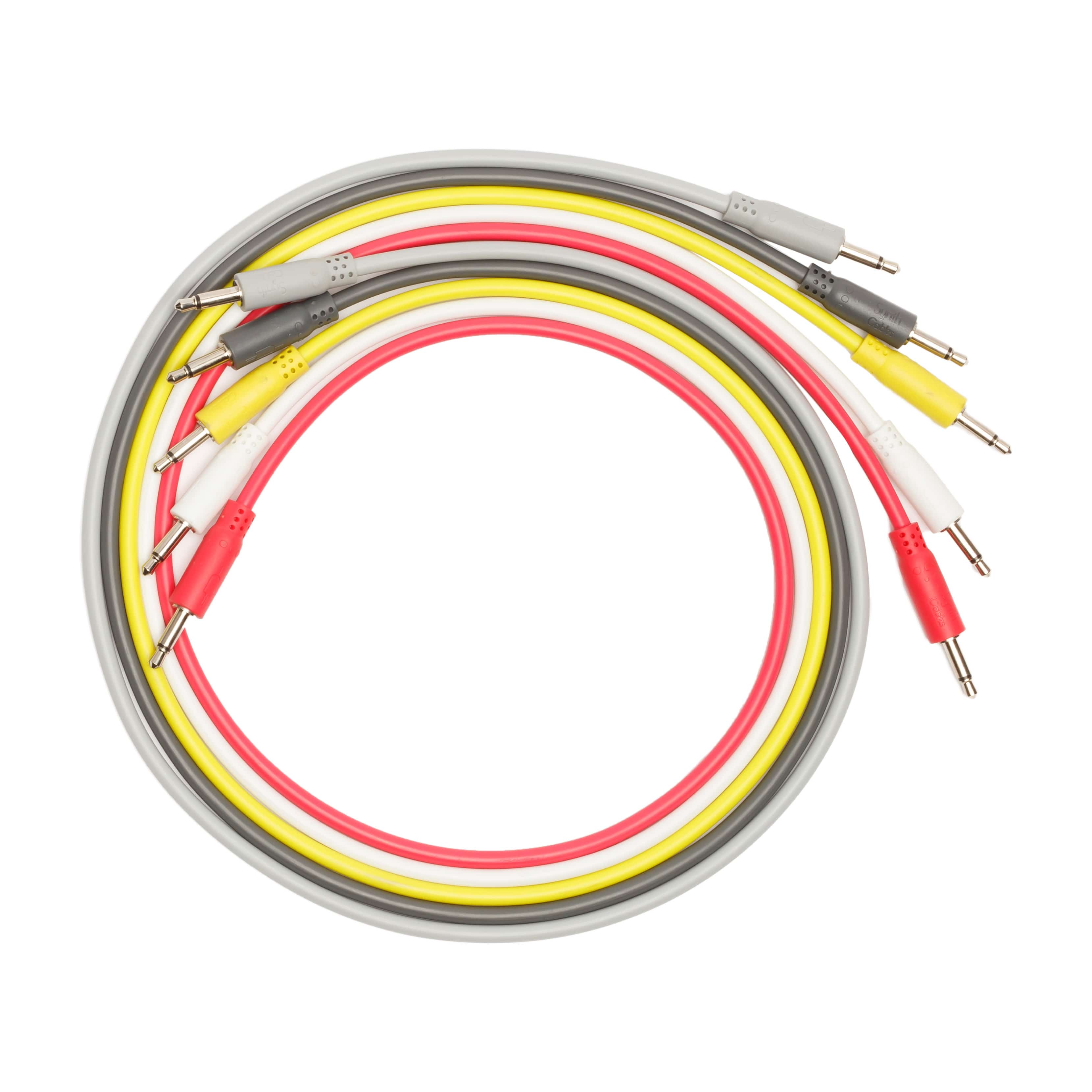 Synth Cables Premium PVC Eurorack Cables (5 pack) 60cm Mixed Elevator