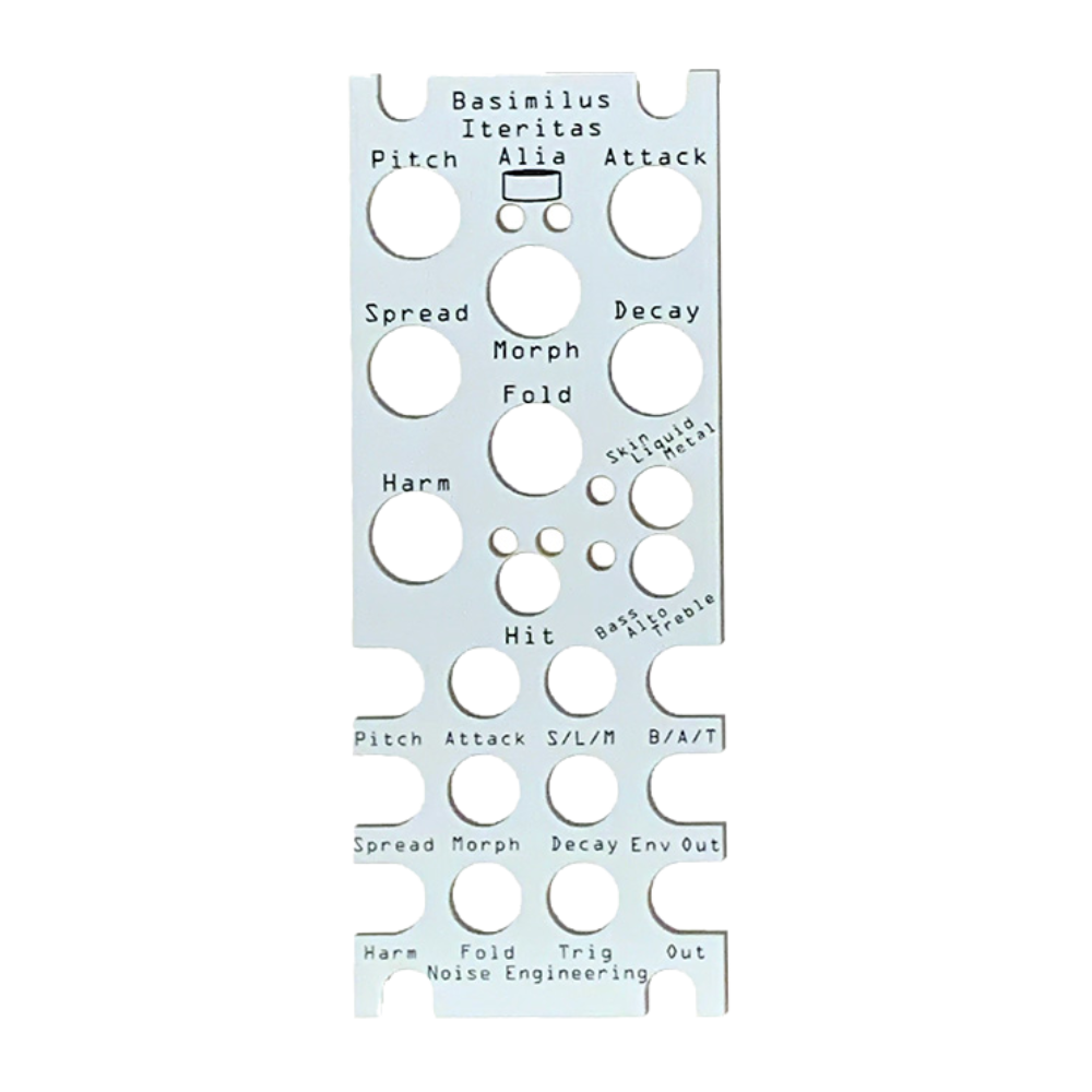 Noise Engineering Basimilus Iteritas Alia Overlay Panel (White)