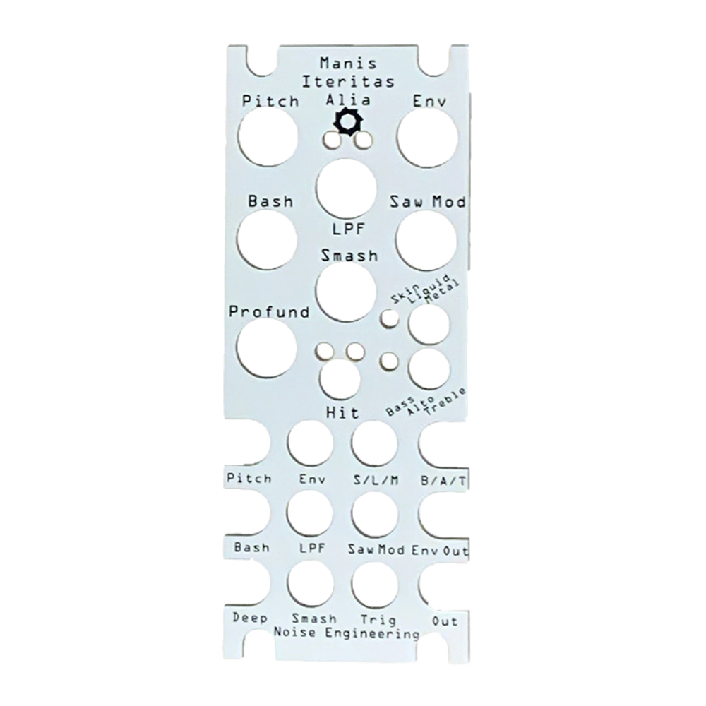 Noise Engineering Manis Iteritas Alia Overlay Panel (Silver)