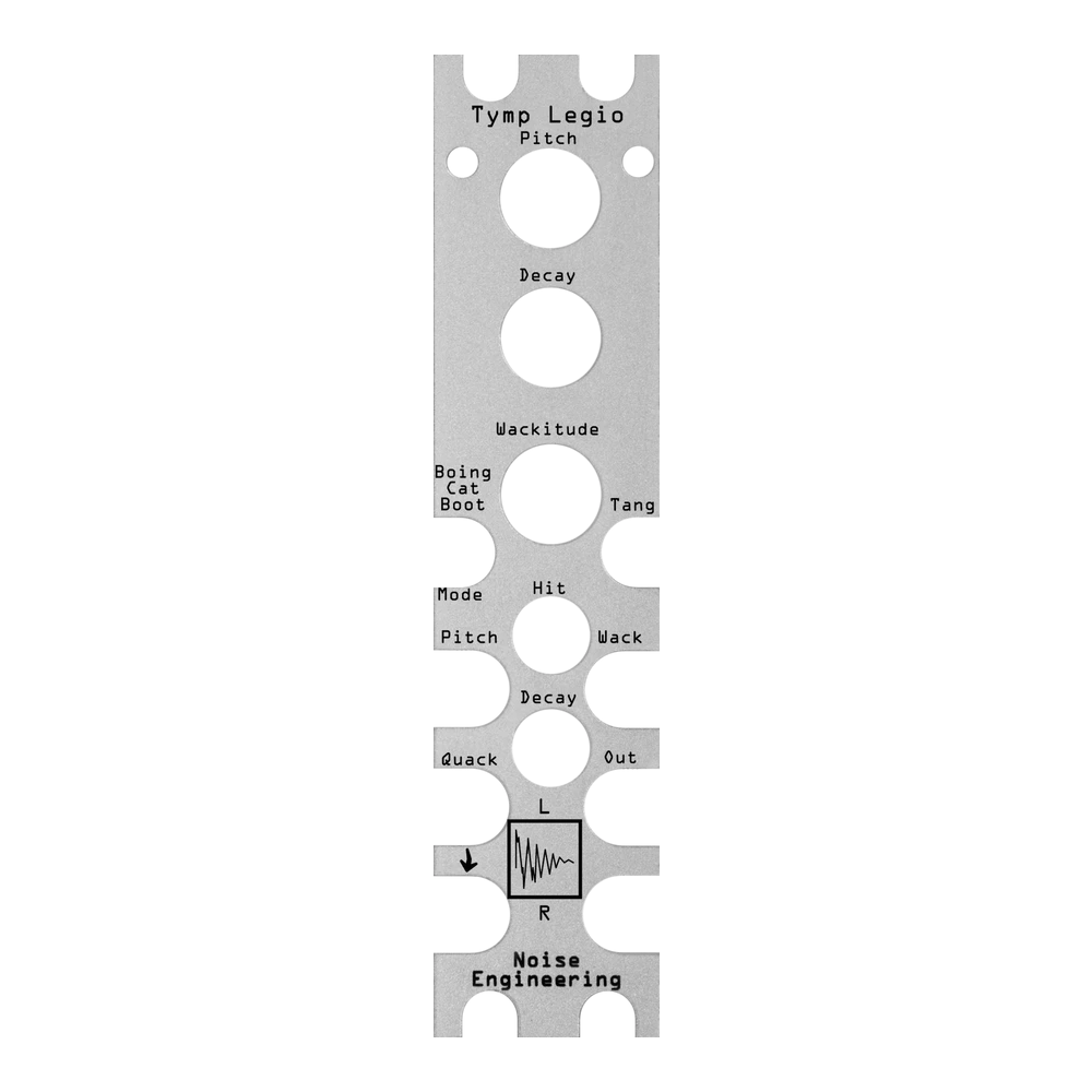 Noise Engineering Tymp Legio Overlay Panel (Silver)