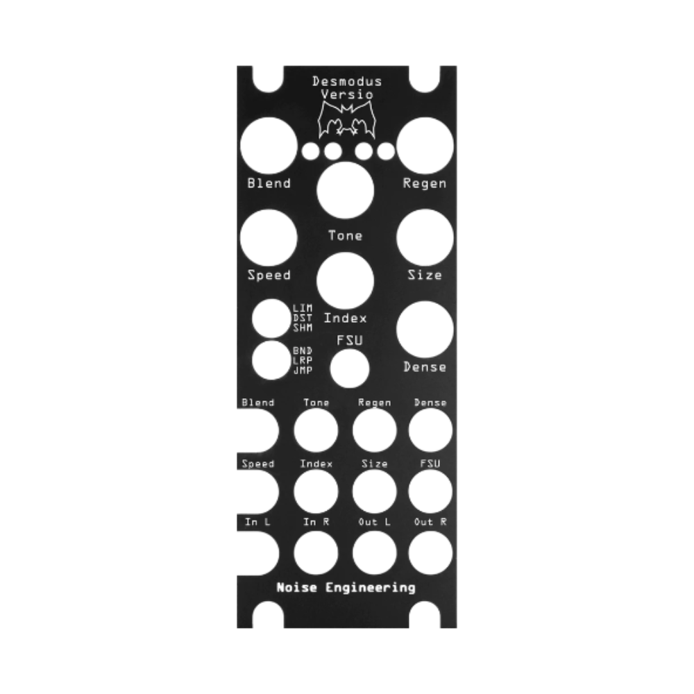 Noise Engineering Desmodus Versio Overlay Panel (Black)