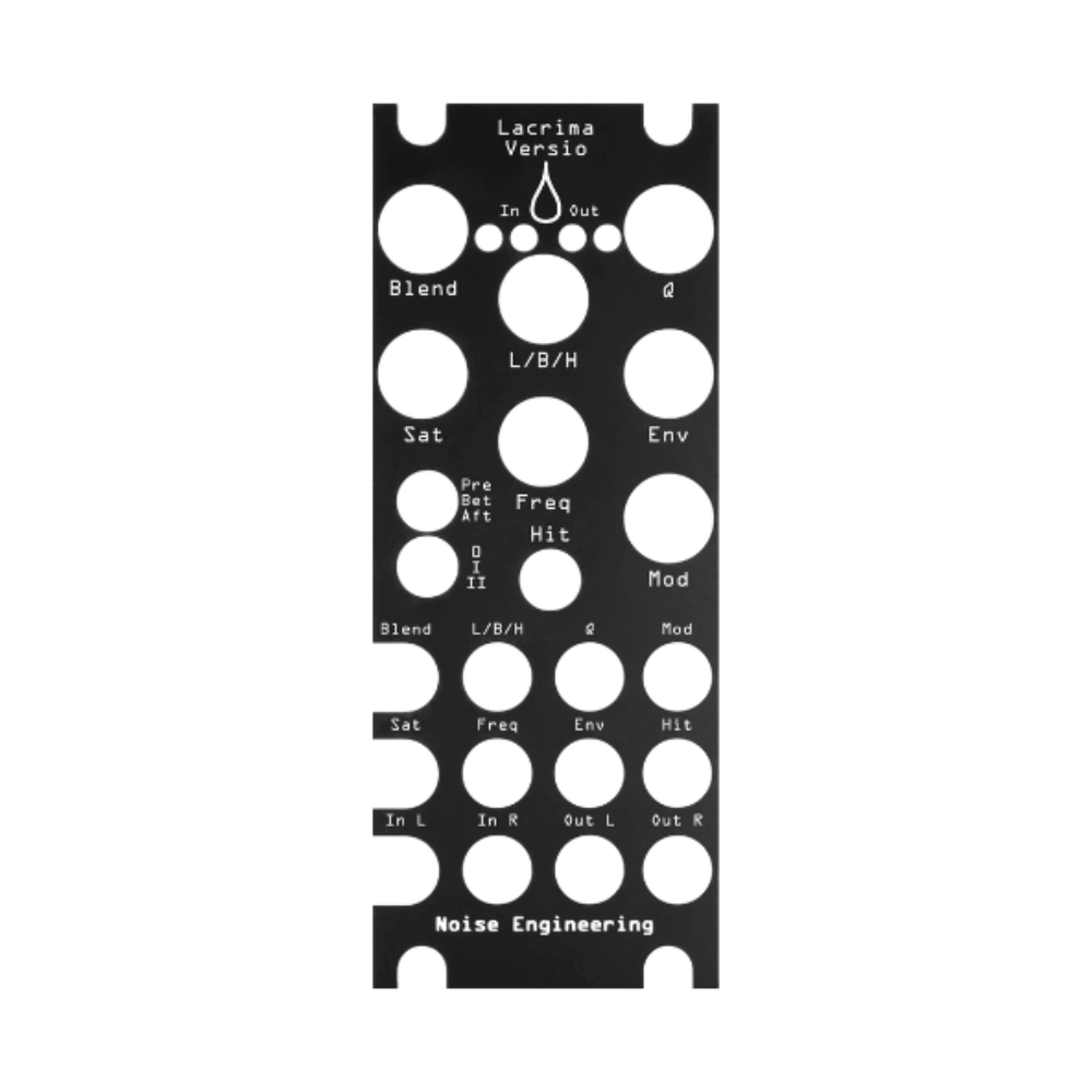 Noise Engineering Lacrima Versio Overlay Panel (Black)