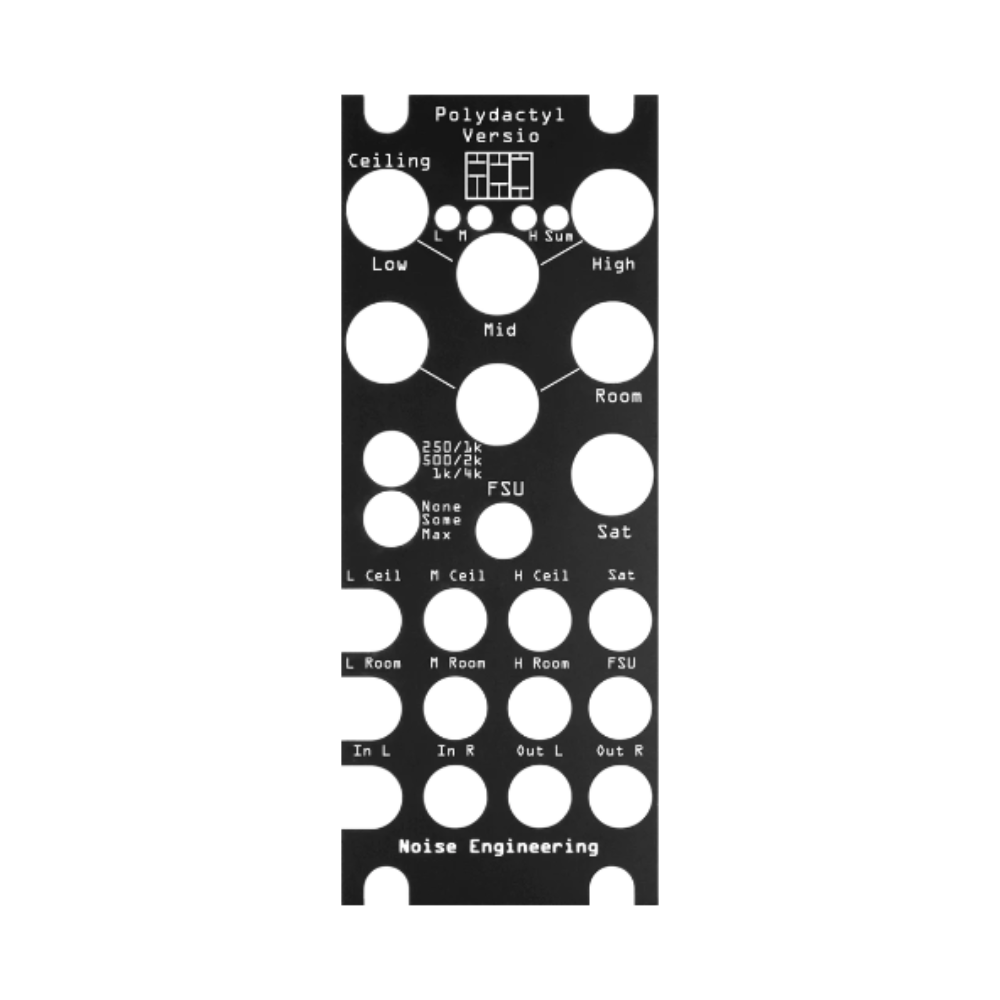 Noise Engineering Polydactyl Versio Overlay Panel (Black)