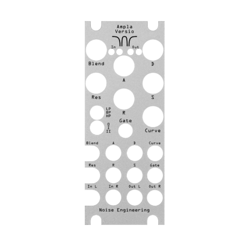 Noise Engineering Ampla Versio Overlay Panel (Silver)