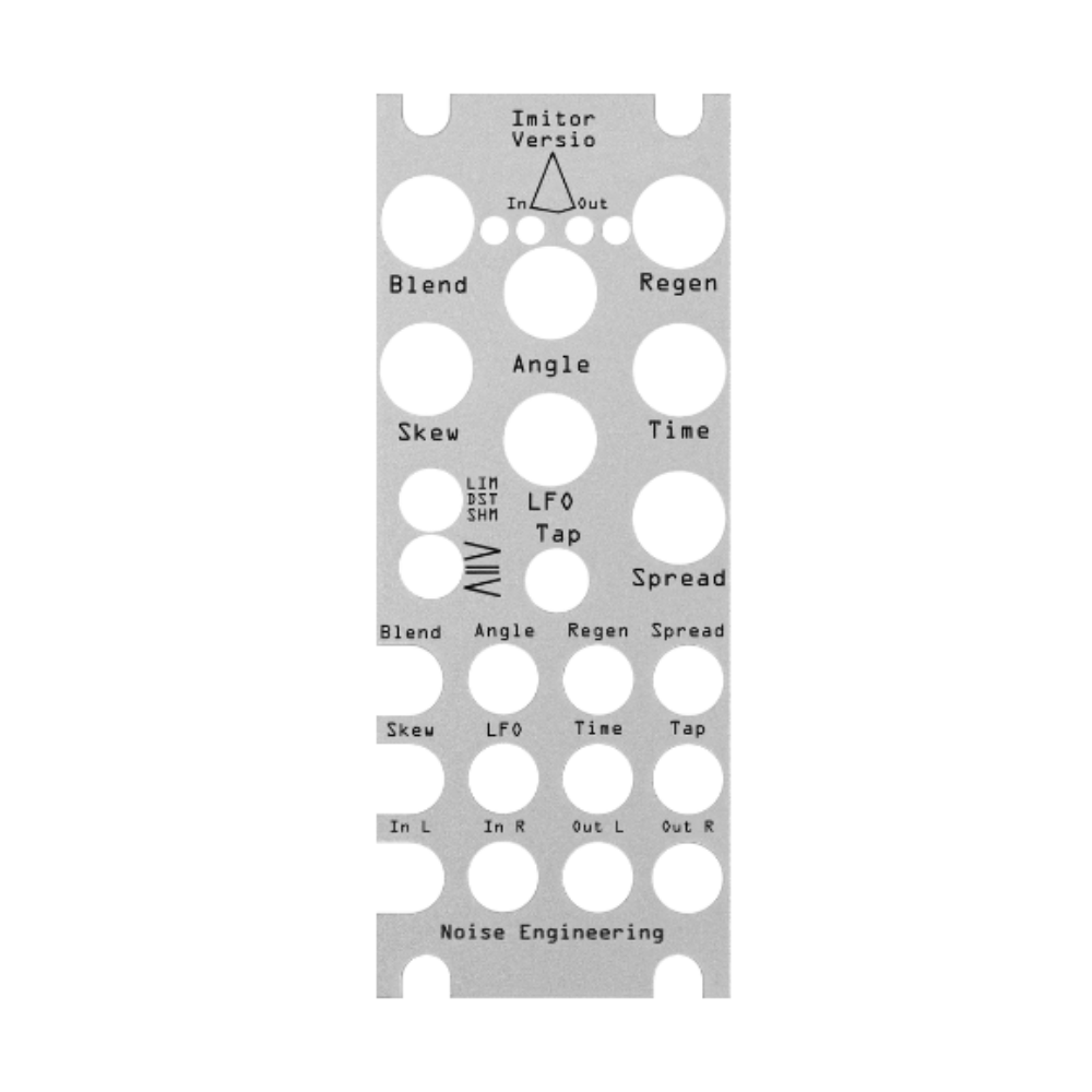 Noise Engineering Imitor Versio Overlay Panel (Silver)