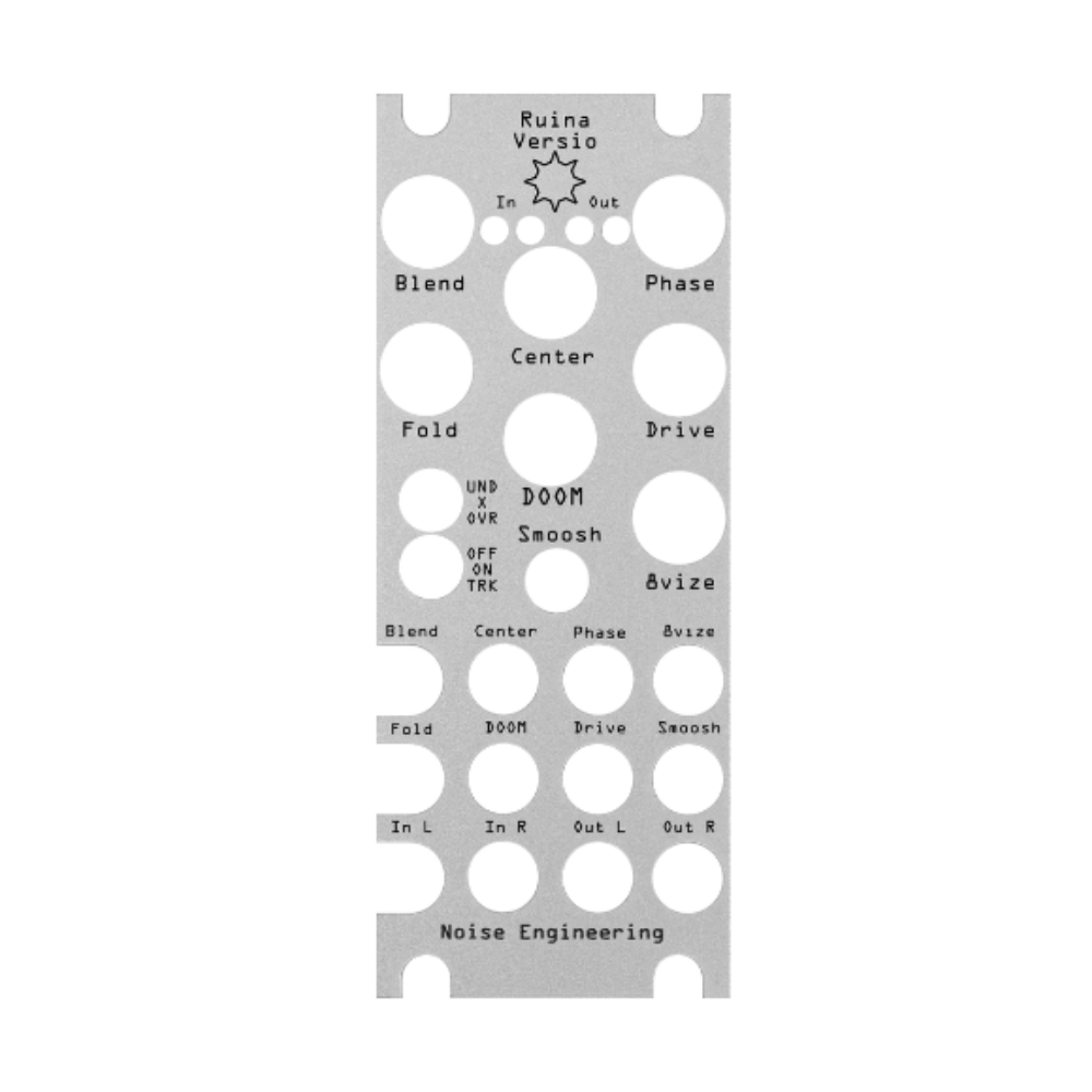 Noise Engineering Ruina Versio Overlay Panel (Silver)