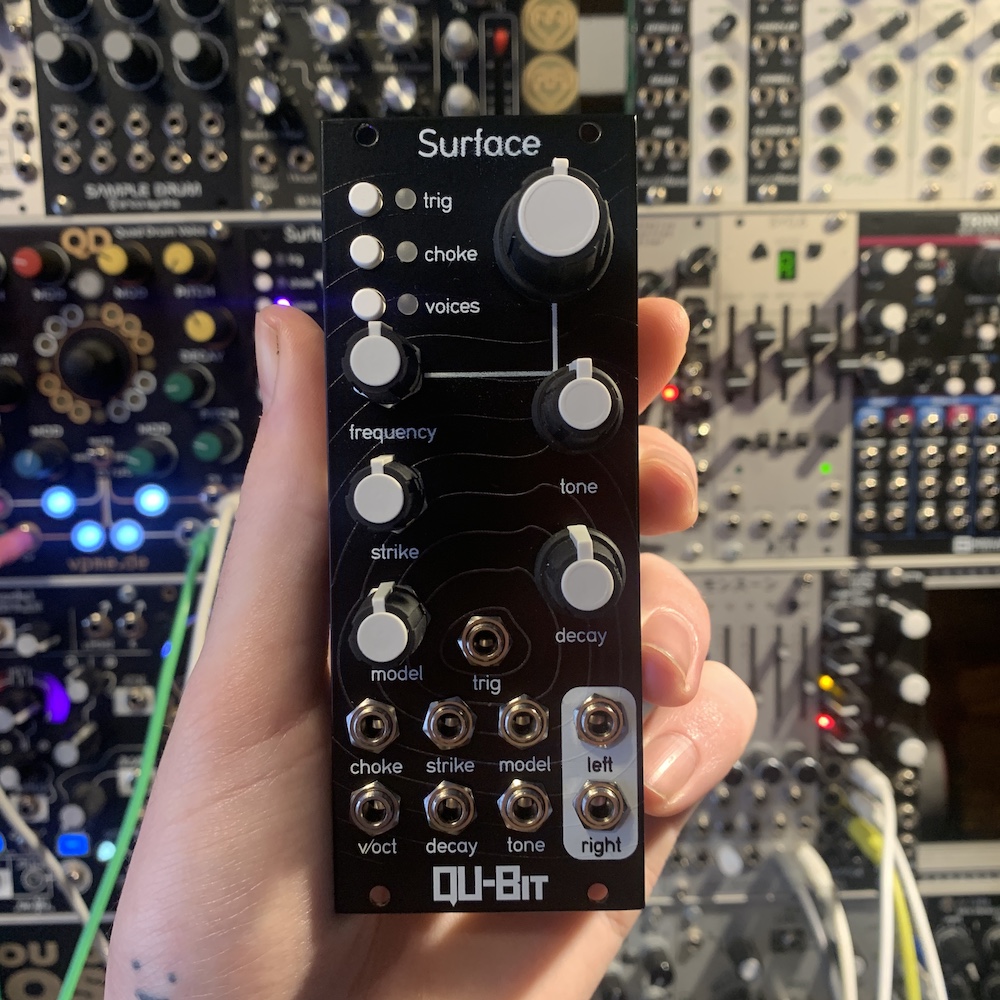 Qu-Bit Electronix Surface Eurorack Physical Modelling Voice Module (Black)  [B-Stock] - Elevator Sound