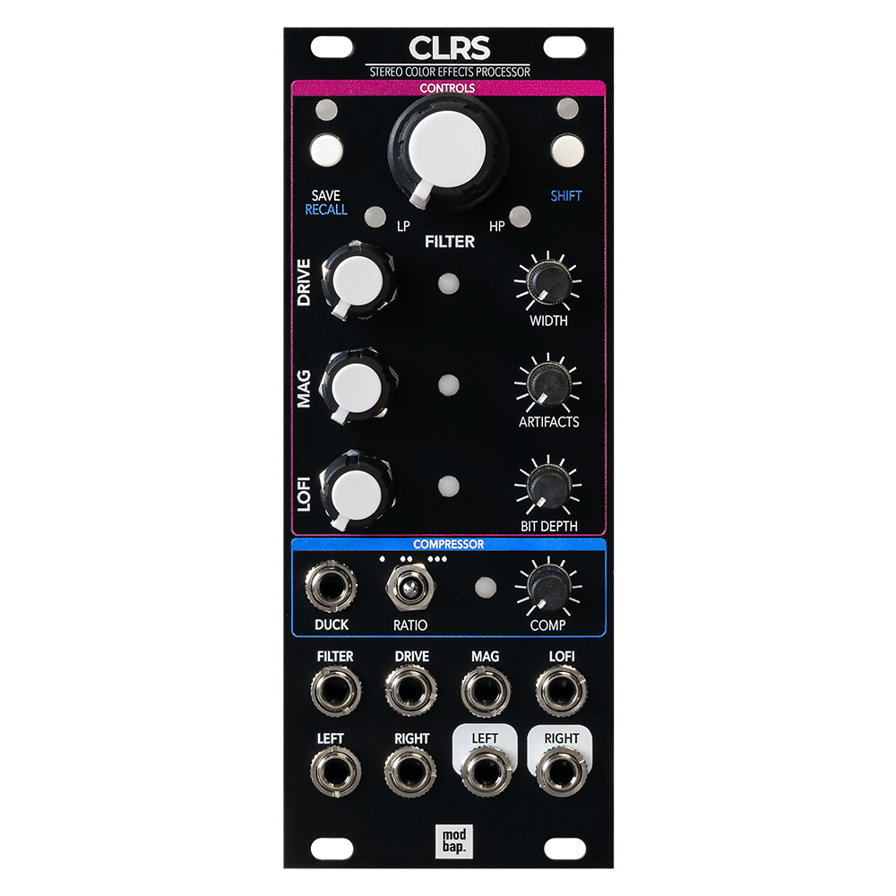 Modbap CLRS Eurorack Stereo Colour Effects Processor Module