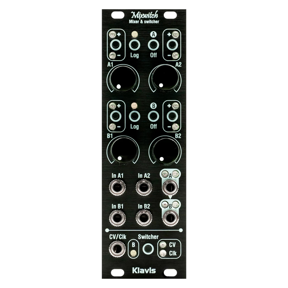 Klavis Mixwitch Eurorack Mixer & Switcher Module (Black)