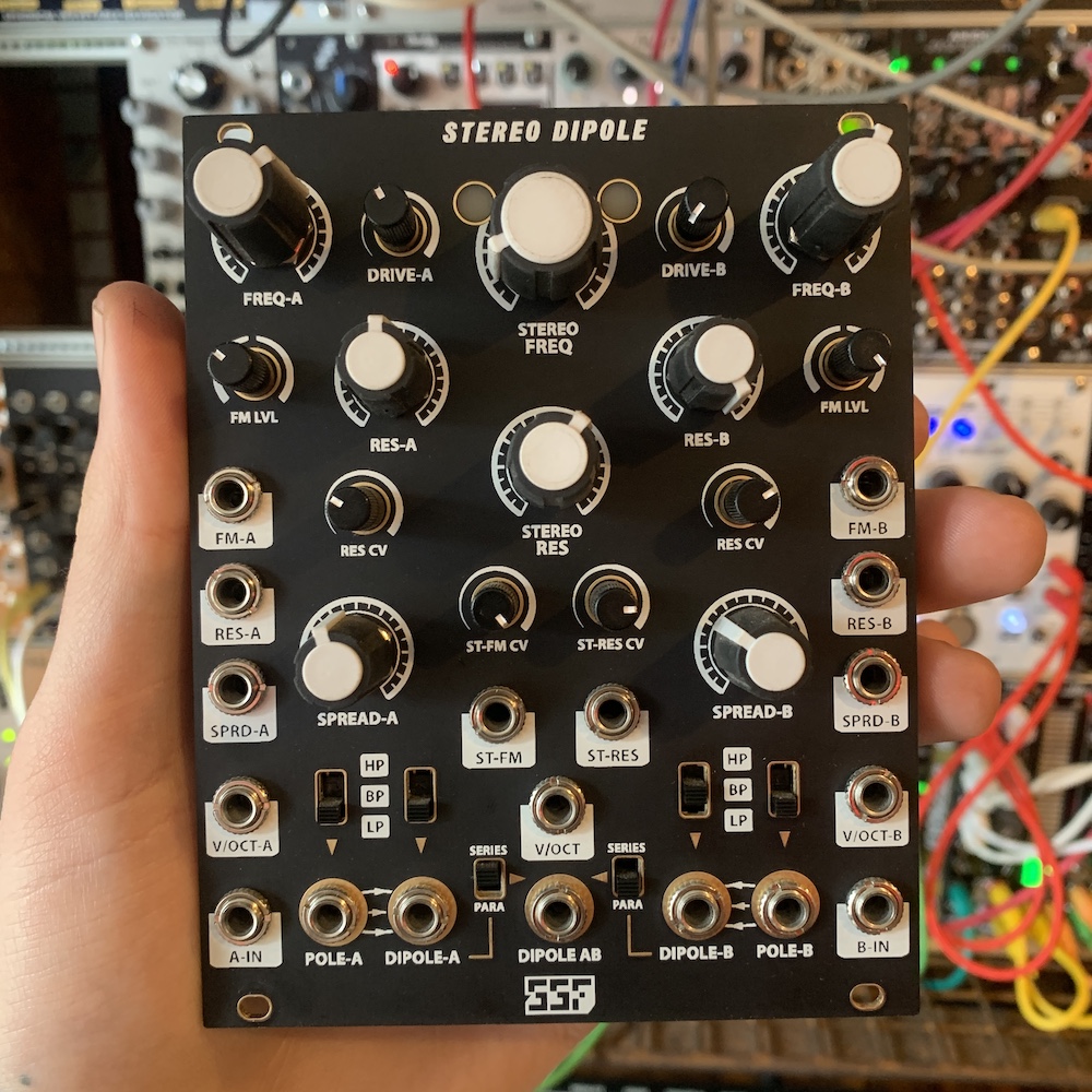Steady State Fate Stereo Dipole Eurorack Filter Module (Black) [Ex-Demo]
