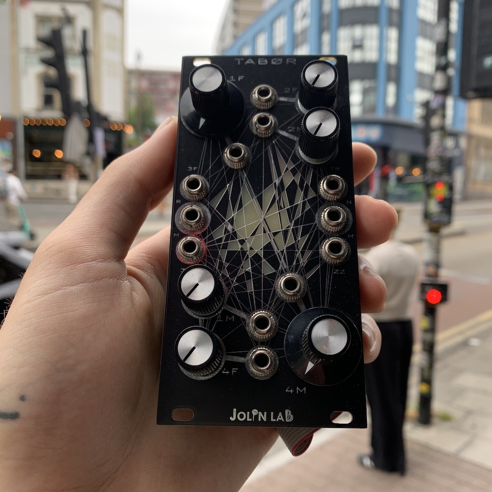 Jolin Lab Tabor Eurorack Rhythmic Oscillator Module (Black Mirror) [Ex-Demo]
