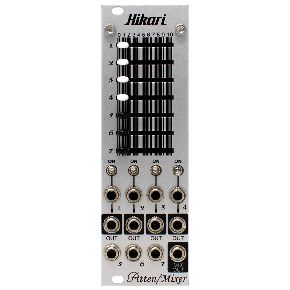 Hikari Instruments Atten/Mixer Eurorack Attenuator Mixer Module