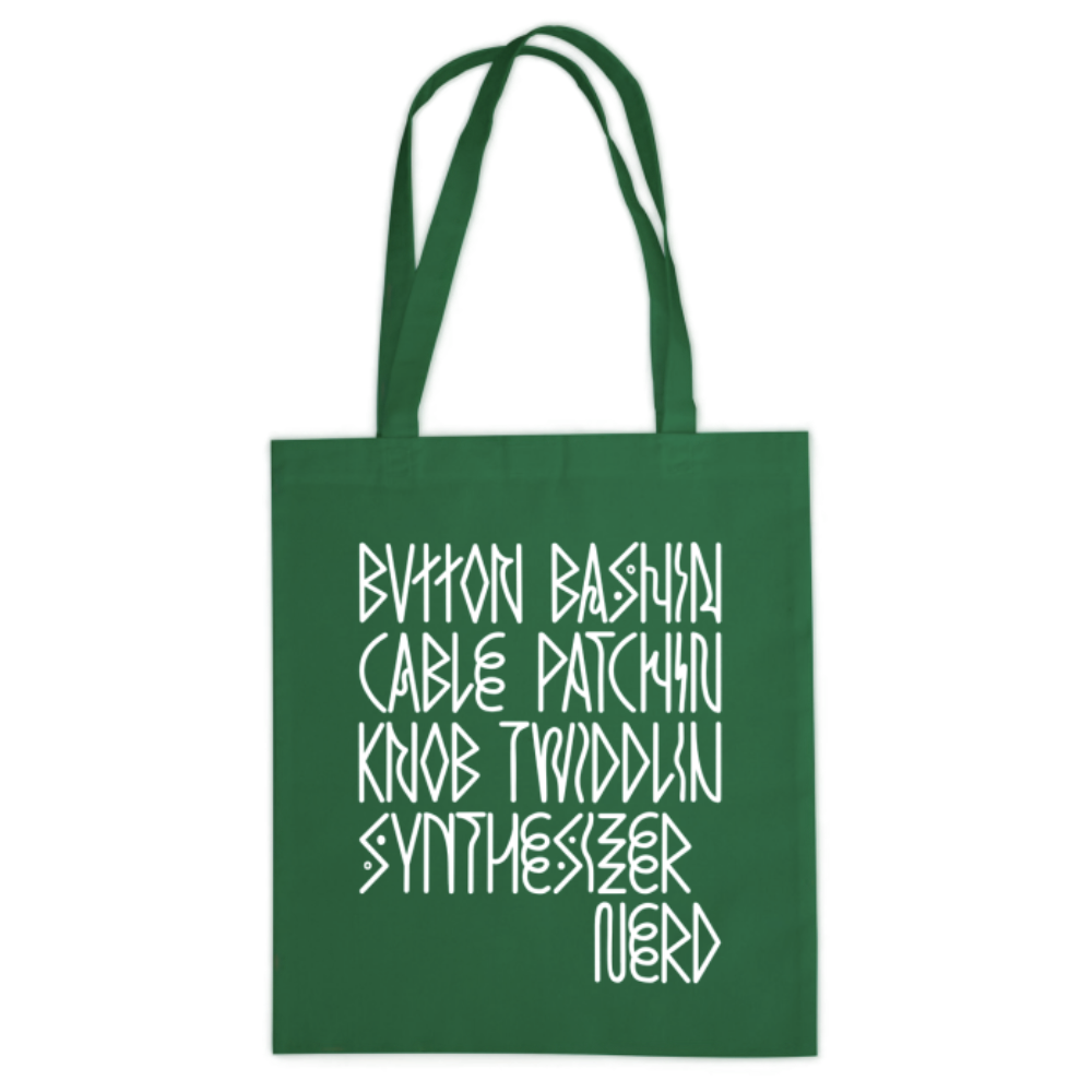 Machina Bristronica 2024 “Button Bashin” Festival Green Tote Bag