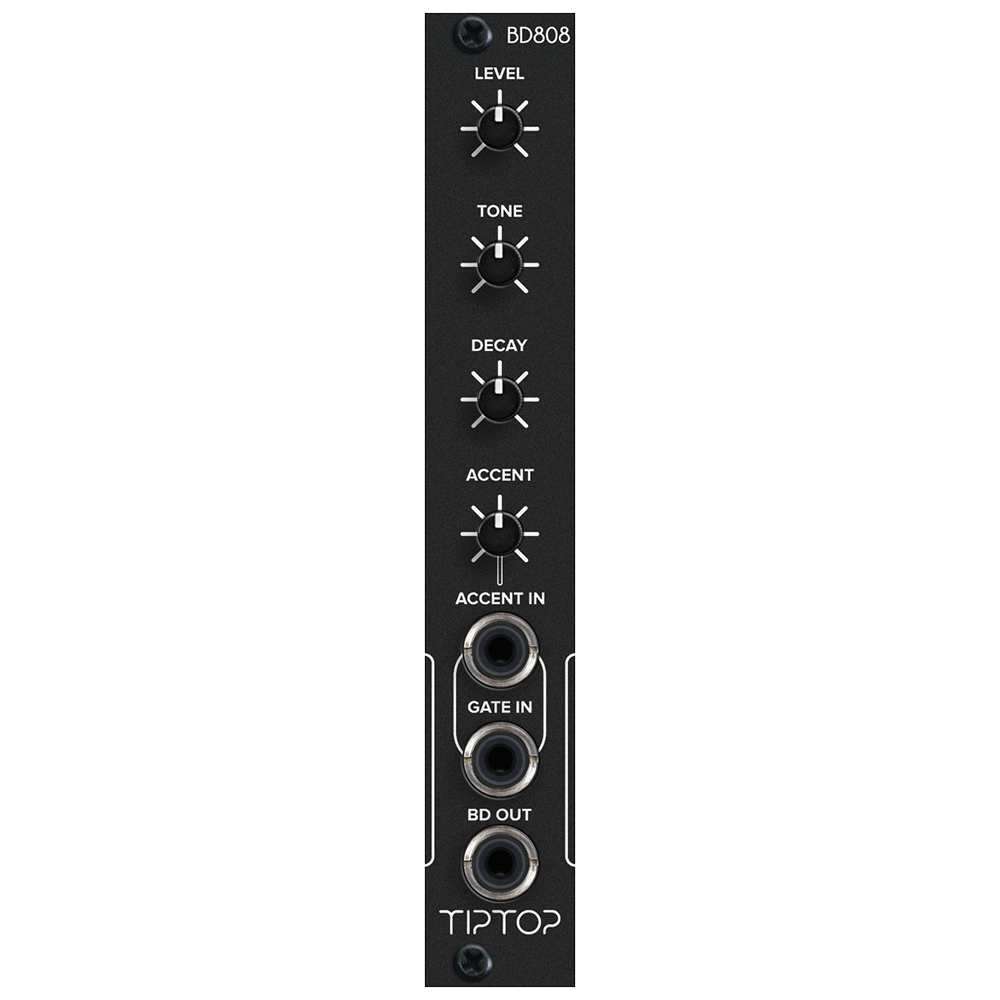 Tiptop Audio BD808 Analogue Bass Drum Eurorack Module (Black)