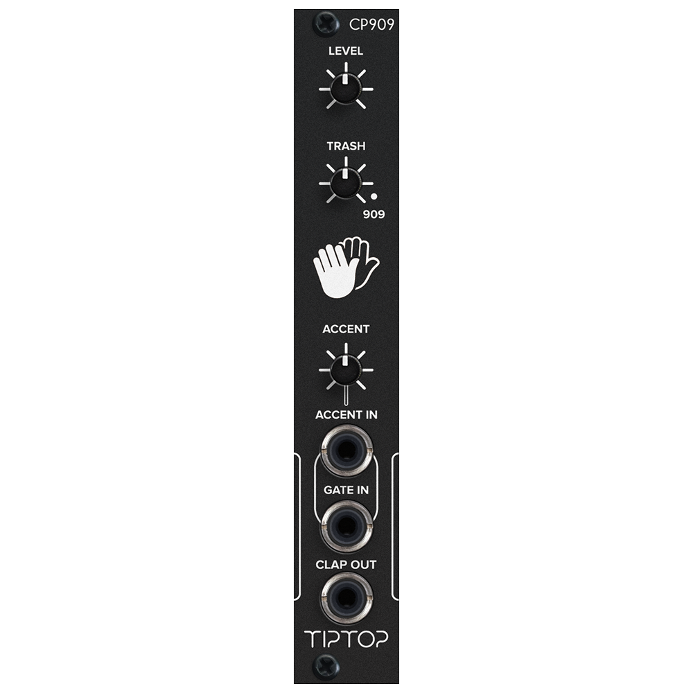 Tiptop Audio CP909 Hand Clap Eurorack Drum Module (Black)