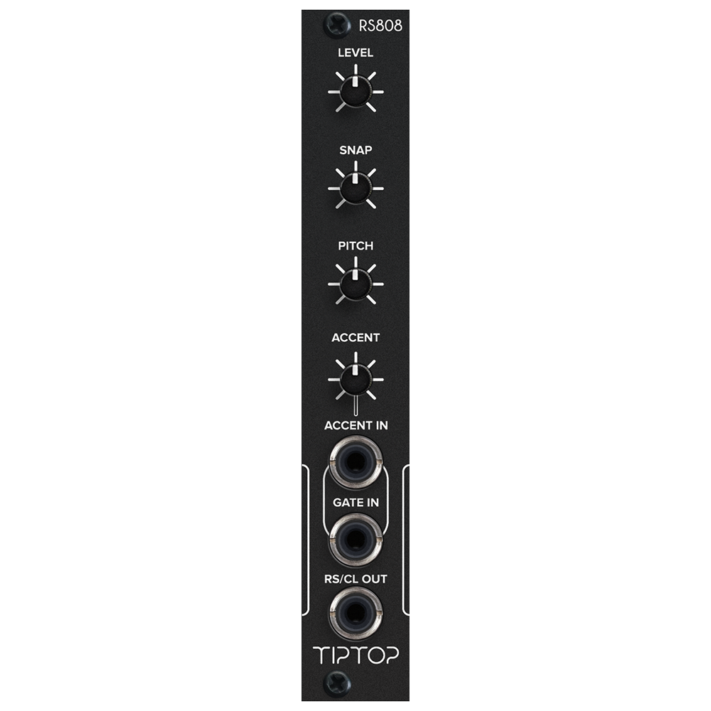 Tiptop Audio RS808 Rim Shot Eurorack Drum Module (Black)