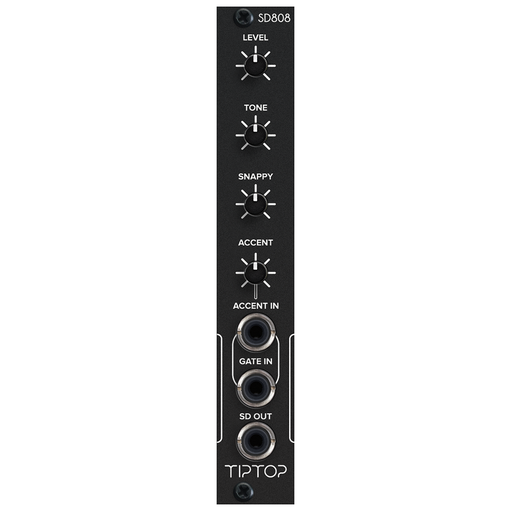 Tiptop Audio SD808 Snare Eurorack Drum Module (Black)