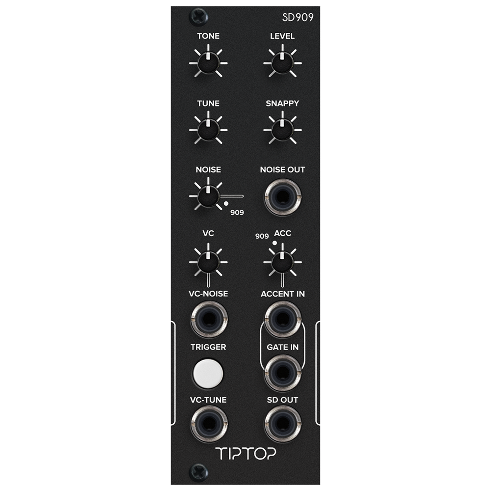 Tiptop Audio SD909 Snare Eurorack Drum Module (Black)