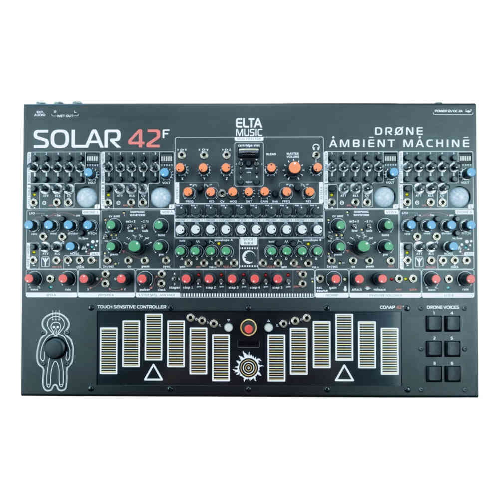 Elta Music Solar 42F Analogue Semi-Modular Ambient Drone Instrument (Black)