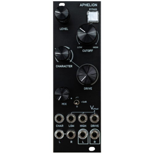 Cosmotronic Aphelion Eurorack Stereo Distortion, Filter and VCA Module (Black)