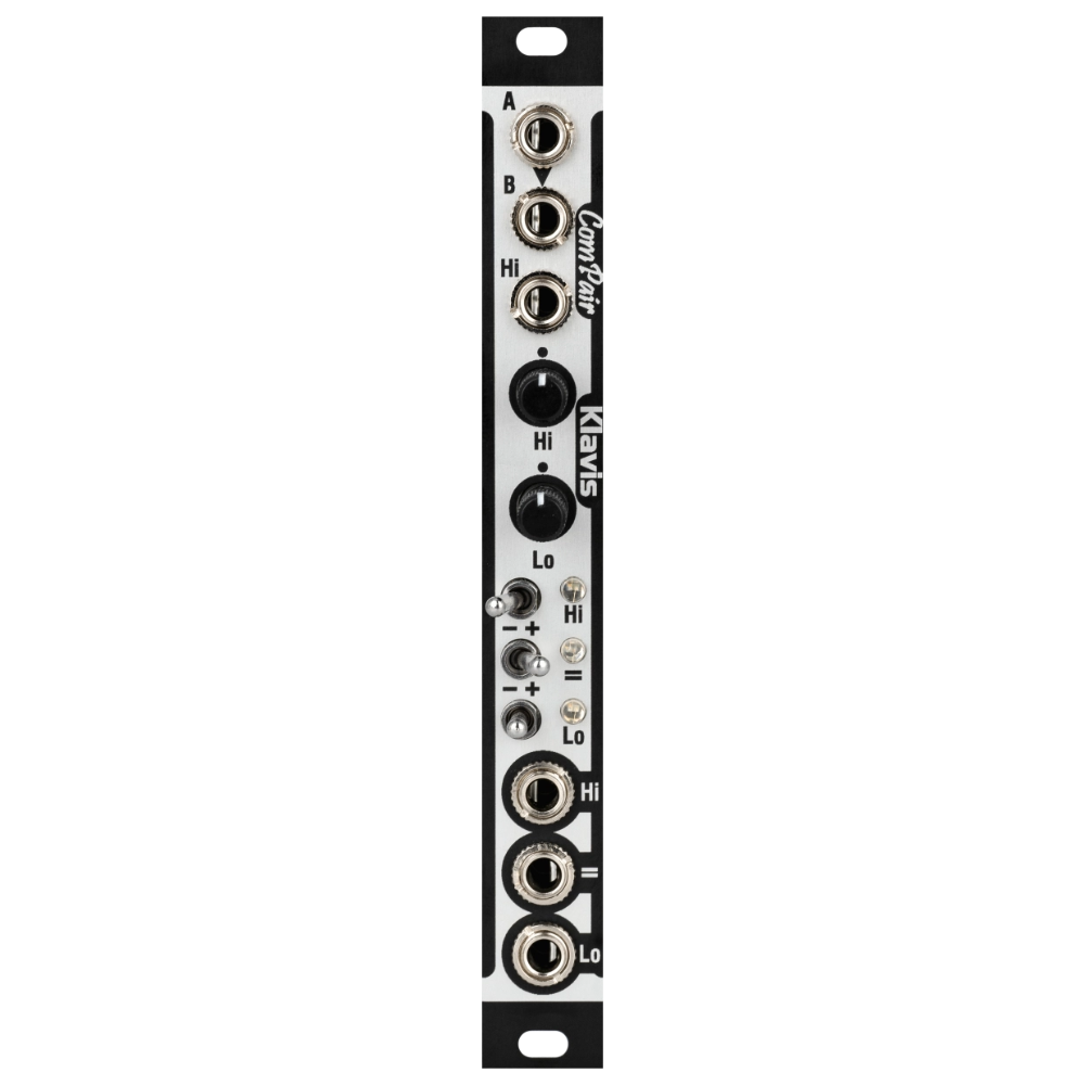 Klavis ComPair Eurorack Window Dual Voltage Comparator Module (Silver)