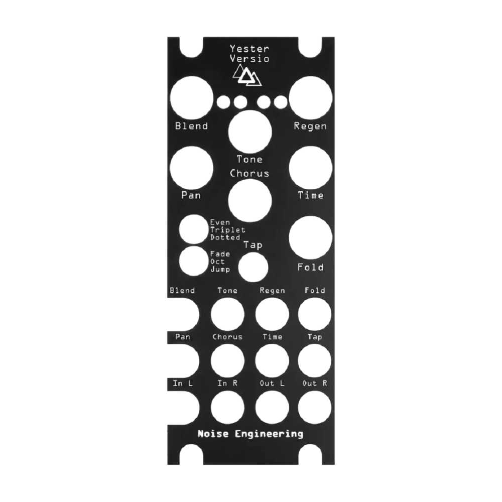 Noise Engineering Yester Versio Overlay Panel (Black)