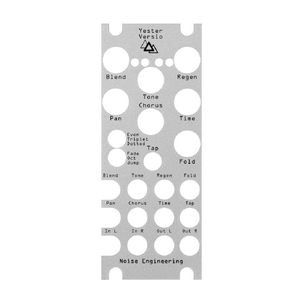 Noise Engineering Yester Versio Overlay Panel (Silver)