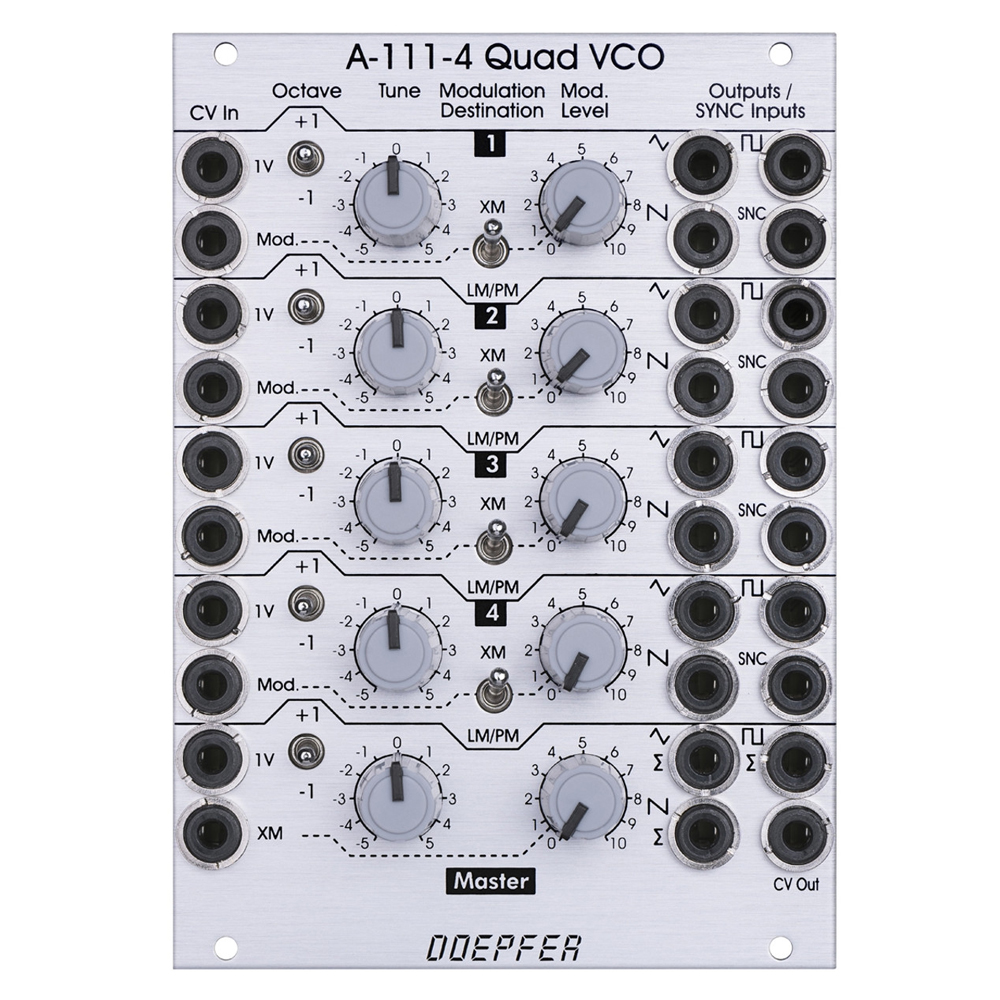 Doepfer A-111-4 Eurorack Quad Oscillator Module