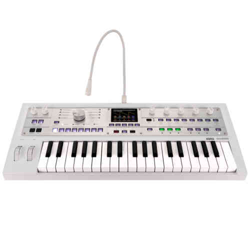 Korg microKORG 2 Desktop Polyphonic Synth and Vocoder (Limited Edition White)