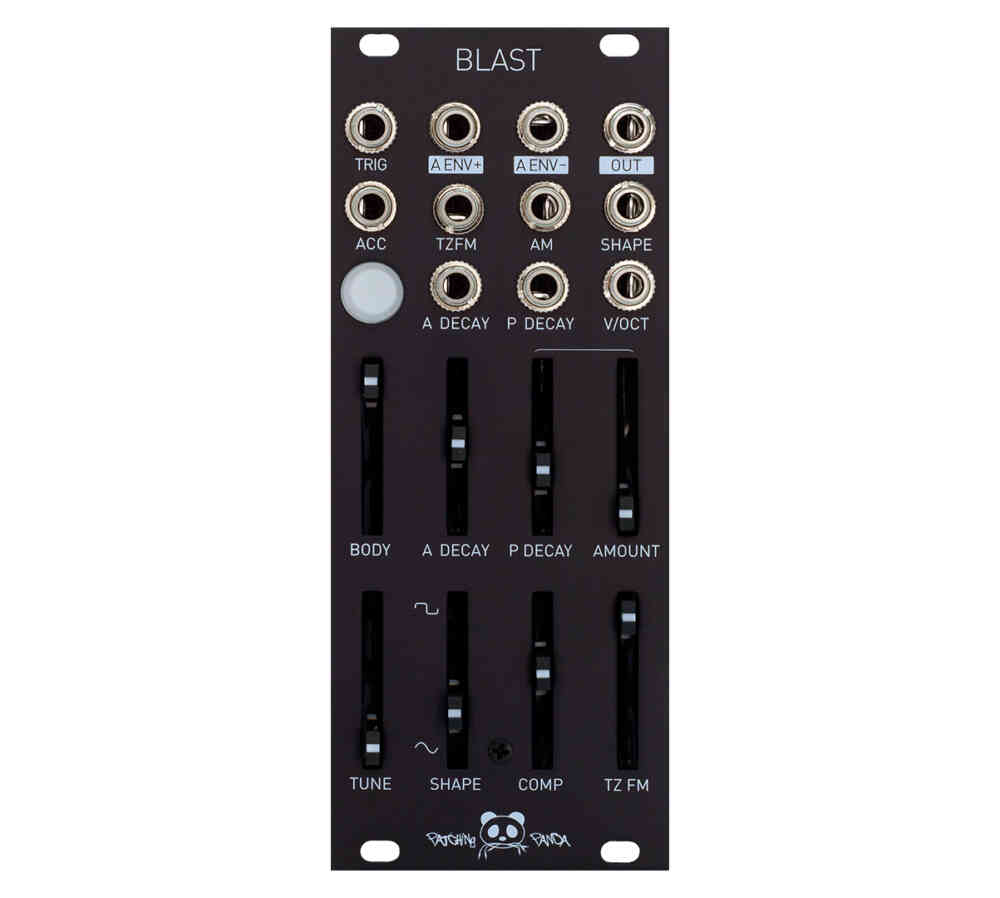 Patching Panda Blast Eurorack Kick Drum Module