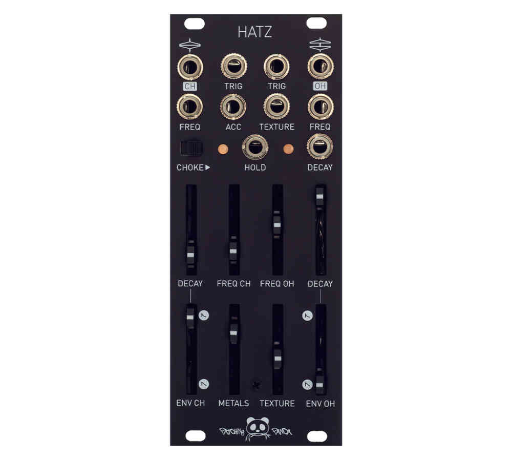 Patching Panda Hatz V3 Eurorack Hi Hat Module