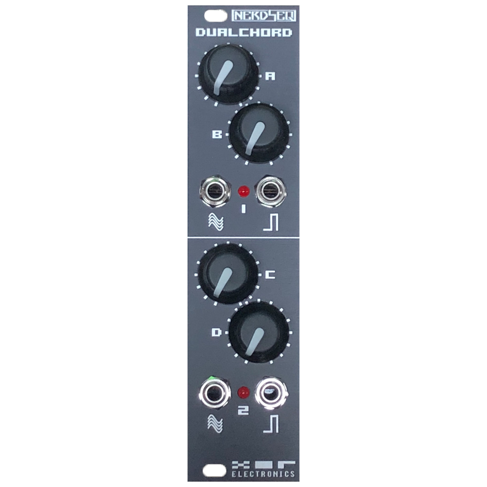 XOR Electronics NerdSEQ Dualchord Eurorack Expander Module (Black)