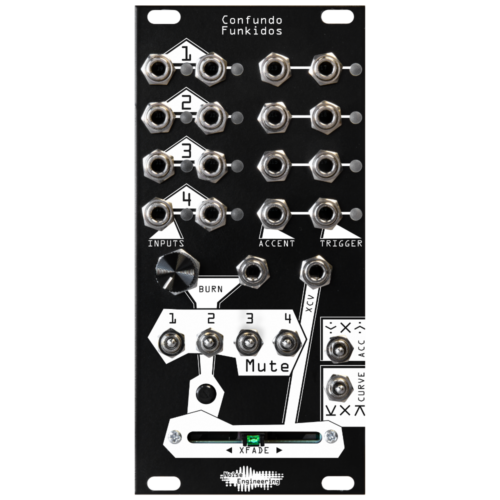 Noise Engineering Confundo Funkidos Eurorack Rhythm Crossfader Module (Black)