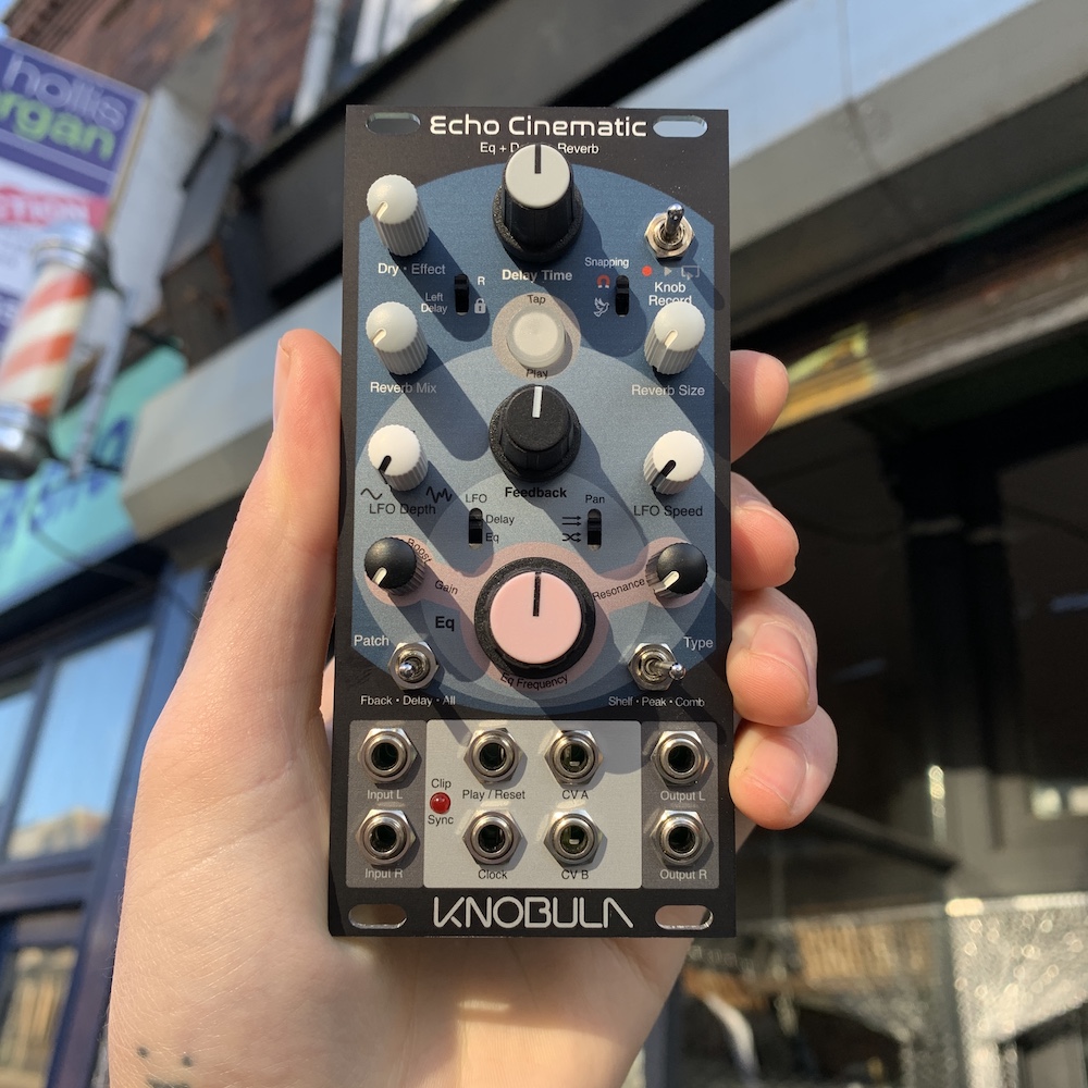 Knobula Echo Cinematic Eurorack Stereo FX Module [B-Stock]