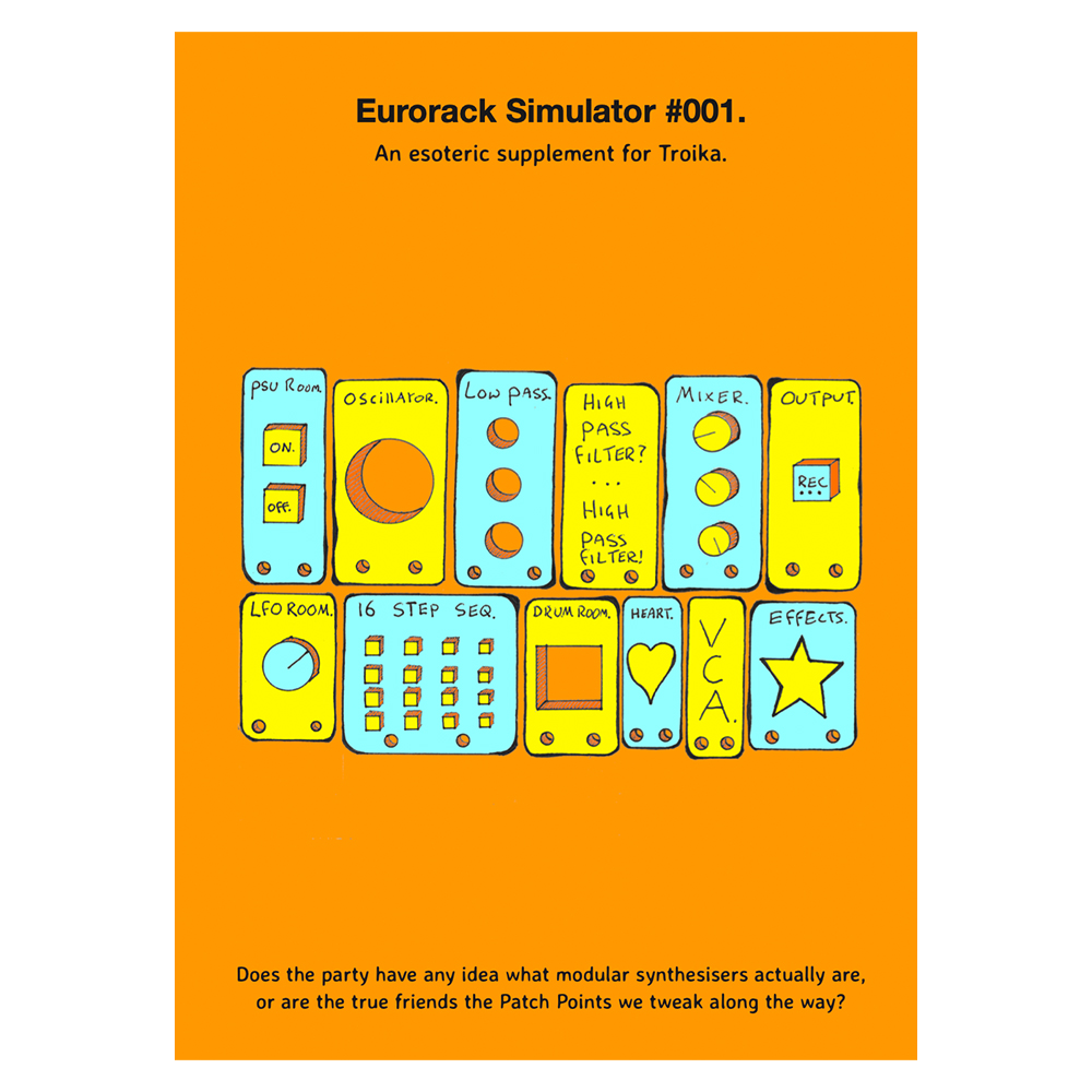 Eurorack Simulator #001 Modular Role Playing Game Zine