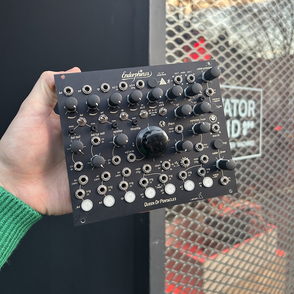 Endorphin.es Queen of Pentacles Eurorack Drum Module (Black) [Ex-Demo]