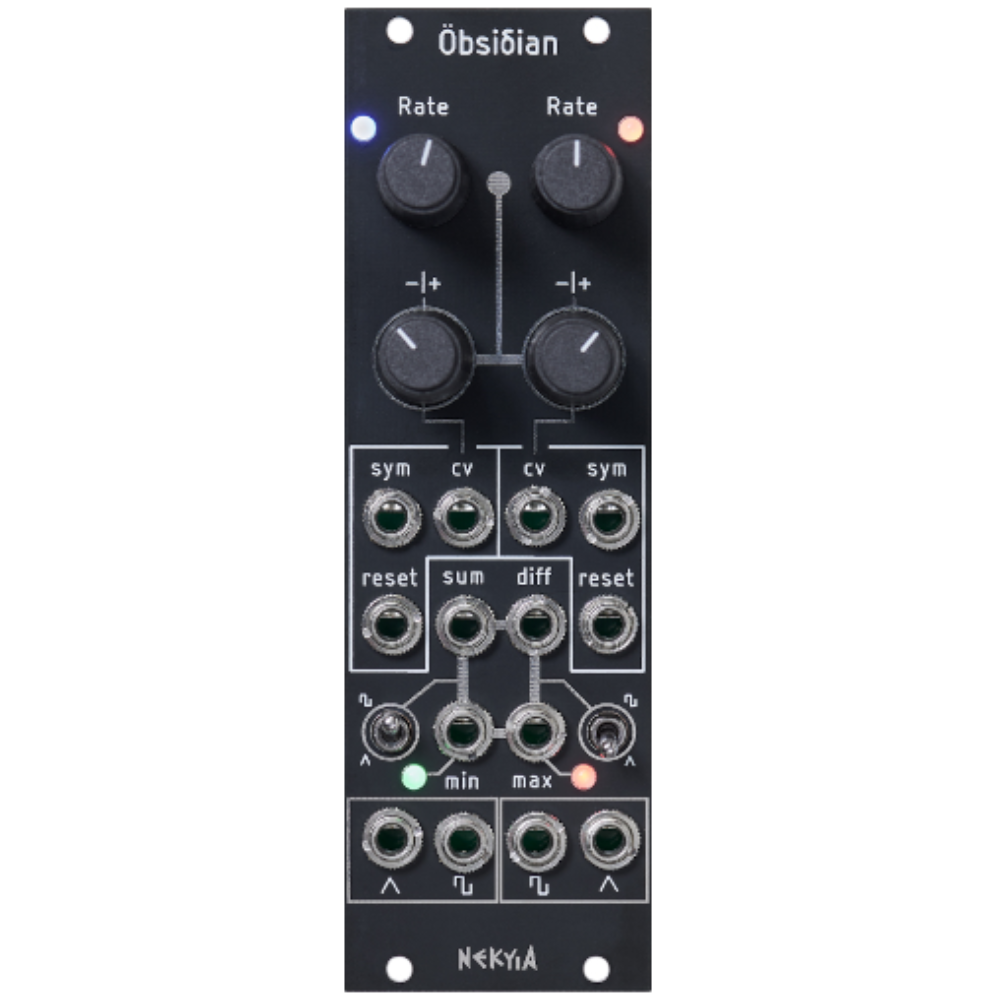 Nekyia Circuits Obsidian Eurorack Dual Complex LFO Module